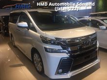 2015 Toyota Vellfire 2.5 Z A Edition - Unreg - 0% GST - Toyota JBL Premium Sound System - 17 Speaker - 360 Camera - Dual Power Door - 7 Seater -