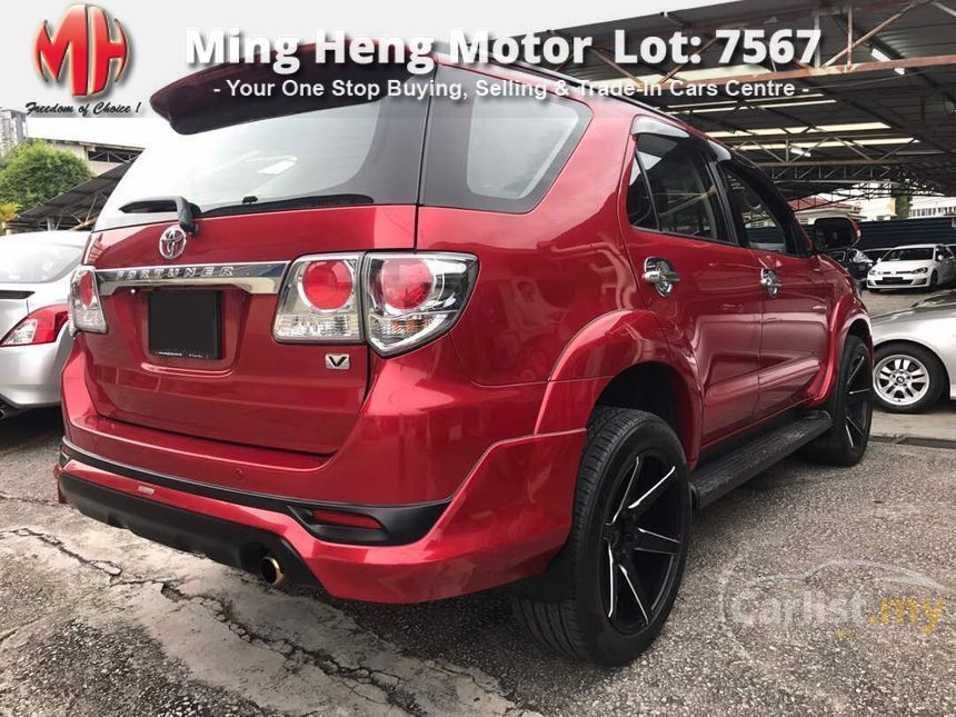 Toyota Fortuner 2014 V 2 7 In Melaka Automatic Suv Red For Rm 108 000 4386610 Carlist My