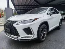 2021 Lexus RX 300 2.0 F Sport SUV  YEAR END SALES