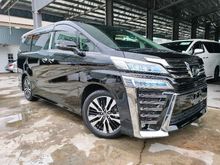 2020 Toyota Vellfire 2.5 ZG 3LED S/Roof JBL H/Theatre 4Cam PCS LTA DIM Unregister