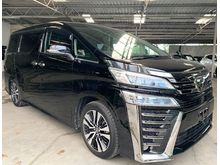2019 Toyota Vellfire 2.5 ZG - ALPINE REAR ENTERTAINMENT SCREEN - SUNROOF - 3CAMERA - DIM/BSM/LKA/P.C - VERY FULL SPEC