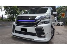 TOYOTA VELLFIRE 2.4 MODELLISTA 1 YEAR WARRANTY 2016,SUN MOON ROOF,FULL LEATHER SEATS,2 POWER DOORS,NEW FACELIFT,BEIGE INTERIOR,7 SEATER,1 DOCTOR OWNER