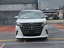 2023 TOYOTA ALPHARD Z 2.5 (A) SPARE TYRE, DIM, ORI CARPET, 14K KM MILEAGE ONLY