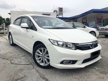 2013 Honda Civic 1.8 S i-VTEC Sedan - ORIGINAL YEAR MAKE - LOW MILEAGE - LEATHER SEAT - HIGH SPEC