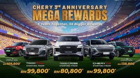 Chery Malaysia’s Mega Rewards Promo: Limited-time Offer, Save Up to RM 24.8k