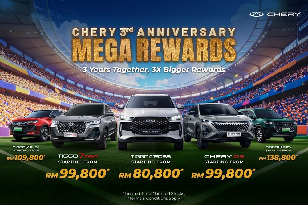 Chery Malaysia’s Mega Rewards Promo: Limited-time Offer, Save Up to RM 24.8k