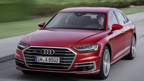 All-New 2018 Audi A8 (D5) - Self-Pilots In Traffic Jams; V6, V8 Mild-Hybrid Engines
