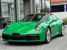 2021 Porsche 911 3.0 Targa 4 PDK Unregistered Japan Spec Sport Chrono Package Red Interior 360 Surround Camera Bose Sound System Led Headlight LED Tai