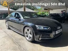 2018 Audi A5 2.0 TFSI Turbo S Line Hatchback Power Boot Push Start Engine Paddle Shift