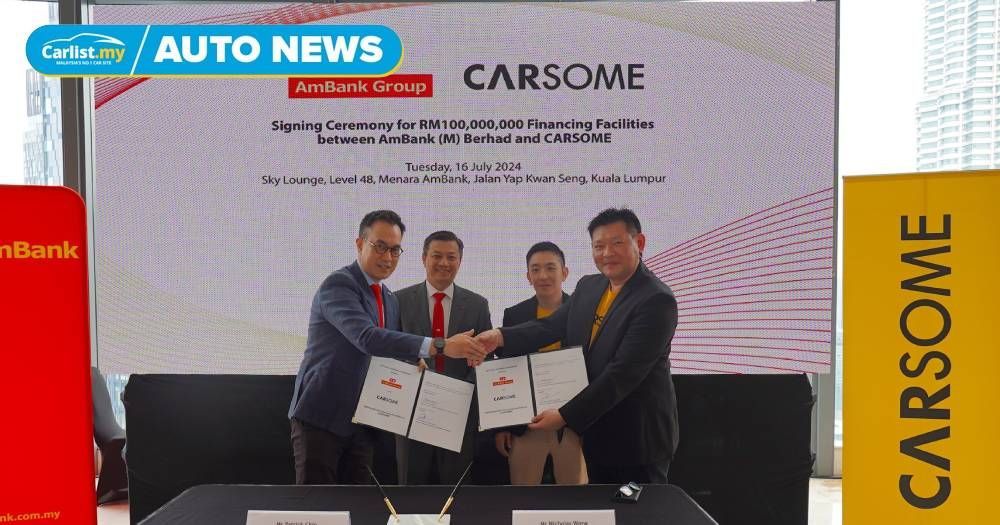 CARSOME secures RM100 million financing facility from AmBank, the largest for the group