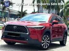 2022 TOYOTA COROLLA CROSS 1.8 V SUV FULL SERVICE RECORD / UNDER WARRANTY 2027 / FULL LEATHER / PUSH START KEYLESS / 360 R CAM / DASH CAM / POWER BOOT