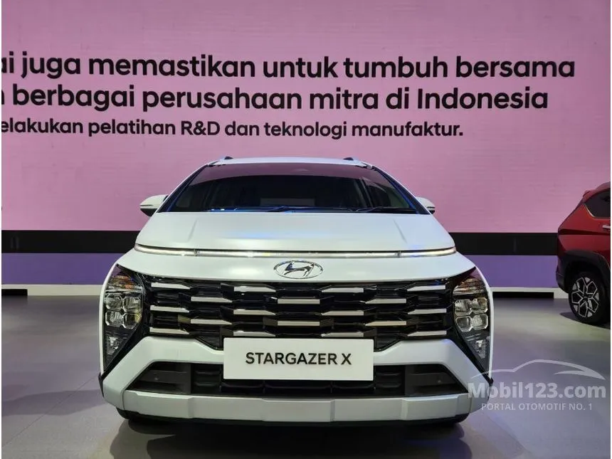 Jual Mobil Hyundai Stargazer X 2023 Prime 1.5 di Banten Automatic Wagon Putih Rp 320.000.000
