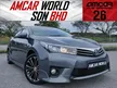 Used ORI2015 Toyota Corolla Altis 2.0 V ONE OWNER / 1YR WARRANTY / PADDLESHIFT /ELECTRIC LEATHERSEAT
