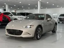 24K MILEAGE - 2022 Mazda Roadster 2.0 RF VS TERRACOTTA SELECTION - BROWN INTERIOR - BOSE SOUND - REVERSE CAMERA - READY STOCK