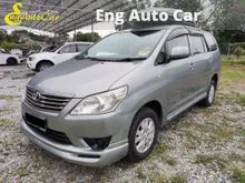 2013 Toyota Innova 2.0 E TipTOP (LOAN KEDAI/BANK/CREDIT)