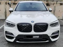 2019 BMW X3 2.0 xDrive30i Luxury SUV   UNDER WARRANTY BY BMW MALAYSIA FREE SERVICE PADDLE SHIFT REVERSE CAM POWER ADJUST MEMORY SEAT 1 OWNER