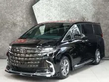 SPECIAL DEALS 2024 TOYOTA ALPHARD 2.5 Z SR BODYKIT SIDE STEP READY STOCK UNIT FAST APPROVAL
