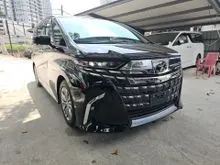 2024 Toyota Alphard 2.5 Z 7-Seater MPV * 360 CAMERA * POWER BOOT * DIGITAL INNER MIRROR * BLIND SPOT MONITOR * 2 POWER DOOR * BLACK LEATHER SEATS *