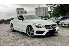 2016 Mercedes-Benz C200 2.0 Coupe/One Owner/Low Mileage/Condition Good/Just Buy & Drive