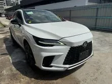 2024 Lexus RX 350 2.4 F Sport [ GRADE 5A / 18K KM ] RED INTERIOR WITH PANROOF , HUD , DIM , BSM , 360 Camera [ RECON UNREGISTER ]