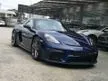 Recon 2022 Porsche 718 4.0 CAYMAN GT4 COUPE, LEATHER ALCANTARA INTERIOR, SPORT CHRONO PACKAGE, SPORT EXHAUST SYSTM, PDLS+, BOSE SOUND, REVERSE CAMERA