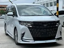 2024 Toyota Alphard 2.5 Z U S/STEP HUD SRF DIM BSM TTM LOW MILEAGE 4000km