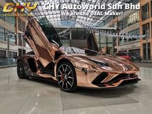 2017 Lamborghini Aventador 6.5 S / READY UNIT/ GOLD COLOUR/ ONLY 1 IN MALAYSIA
