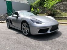 2019 GT SILVER RED INT BOSE PDLS+ BOSE SPORT EXHAUST CHRONO Porsche Cayman 718 2.0 UNREG