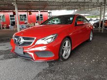 2014 Mercedes-Benz E250 2.0 AMG Coupe Panoramic Roof Paddle Shift Push Start Button Keyless Go Xenon Light LED Daytime Running Light Surround View Camera