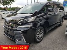 15 Toyota Vellfire 2.5ZG with Pre-Crash
