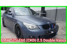 2006 BMW 525i E60 (CKD) 2.5 Facelift Double Vanos Good Condition Nano Matte Blue Body Sticker M5 Body kit Original 18 Inch BBS Rim Selling Cash Only