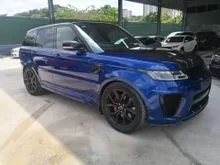 2019 Land Rover Range Rover Sport 5.0 SVR SUV /HUD /PANAROMIC ROOF/ MEREDIAN SOUND/ COOL BOX /FULL SPEC UNREG19