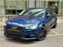 2015 Audi A3 1.4 TFSI S-Line Sedan Sport Mode 18RS Rim CF Spoiler Low Mileage 83k KM Accident Free - Cars for sale