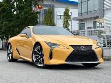 2023 Lexus LC500 S Package - Good Condition + Low Mileage + Black Interior - OPEN FOR BOOKING