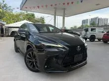 2024 Lexus NX 350 2.4 F Sport SUV CREAM INTERIOR/TRD BODYKIT/SUNROOF/HUD/360 CAMERA/BSM/DIM/FULL LEATHER SEATS  UNREGISTERED