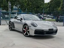 NEGO 2021 Porsche 911 3.0 Carrera 4S (992.1) PDLS PLUS / MATT WALNUT TRIM INT/ S CHRONO/ FRONT AXLE LIFTER/ PASM / BSM/ 360 CAM/ GT SPORT STEERING