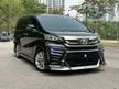Used Toyota VELLFIRE 2.5 (A) 7 SEATERS 2 POWER DOOR / POWER BOOT / SPECIAL PILOT SEATS / SPECIAL NUMBER 91