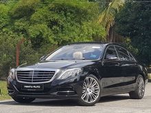 2014 MERCEDES S400 L (A) W222 V6 Hybrid 3.5 Petrol, Long Wheel Base (LWD), High Spec, CKD Local Brand New By C&C Mercedes Malaysia, Must Buy.