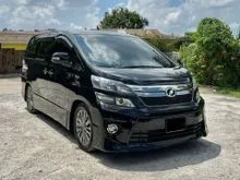 [ LOANKEDAI ] 2013 Toyota Vellfire 2.4 Z Golden Eyes ANH20 FACELIFT ECOmode NanoeAir 7Seater 2P/Door P/Boot ReverseCam HIGHSPEC CBU LikeNEW Reg.2017