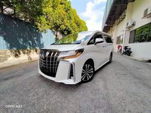 2018 Toyota Alphard 2.5 G S C Package MPV PRECRASH ROOF MONITOR