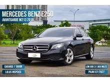 2018 Mercedes-Benz E250 2.0 Avantgarde CKD Sedan (Good Deals Very Low ODO Termurah Se INDO)