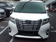 2017 Toyota Alphard 2.5 G Van Wagon Ready Stock Warna Putih ATPM Resmi Tanpa Inden Bandung