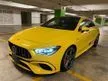 Recon MERCEDES BENZ CLA45s 2.0 AMG 4 MATIC + 4WD PERFORMANCE