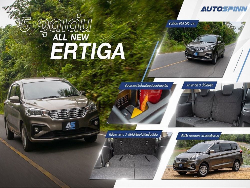 ส่อง 5 จุดเด่น All New Ertiga
