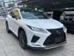 Recon 2021 Lexus RX300 2.0 F Sport 2WD, Auction Grade 5A, Red Leather, 2 Cam, Power Boot, BSM, HUD, Pre