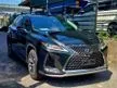 Recon 2021 Lexus RX300 2.0 Premium SUV TURBO NEW FACELIFT 21K KM POWER BOOT ANDROID AUTO APPLE CAR PLAY SAFETY BSM PKSB PCS SIDE & REVERSE CAMERA UNREGISTER - Cars for sale