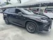 Recon 2018 Lexus RX300 2.0 F Sport / Red Interior /HUD/ BSM / Reverse + Side Camera / PRE CRASH / LANE ASSISTS / POWER BOOT/GRADE 4.5/2018 UNREGISTER