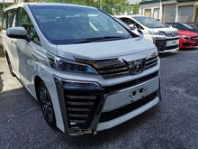 2018 Toyota Vellfire 2.5 ZG Sunroof Pre Crash Unreg