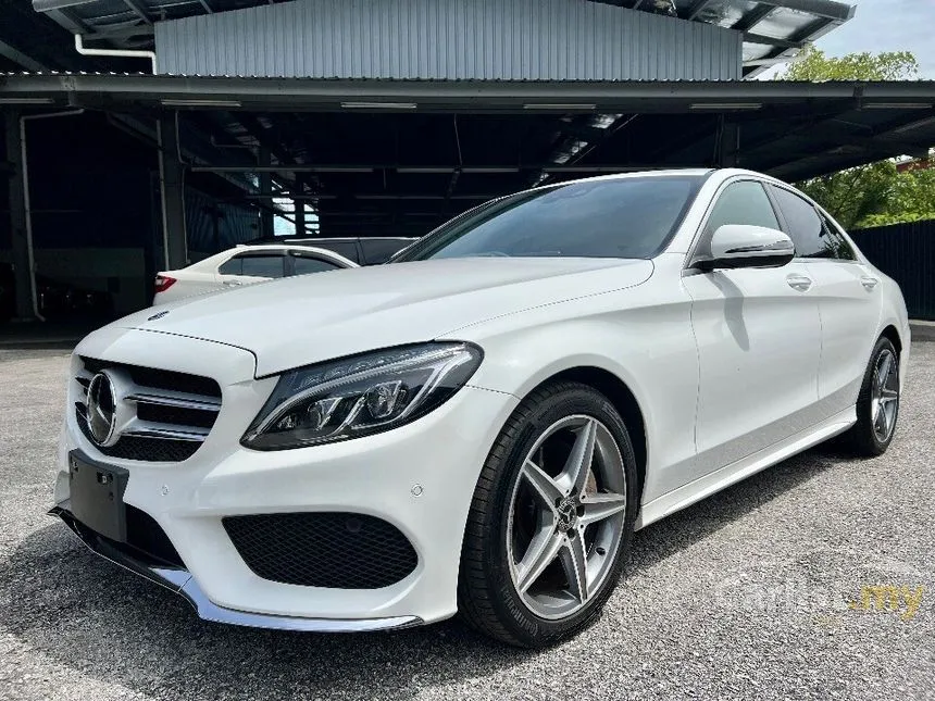 Recon 2017 Mercedes-Benz C200 2.0 AMG LINE TURBO RADAR SAFETY JAPAN ...