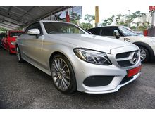 Mercedes-Benz C200 (A) 2.0 AMG Cabriolet YR2017 UNREG FREE 3YRS WARRANTY